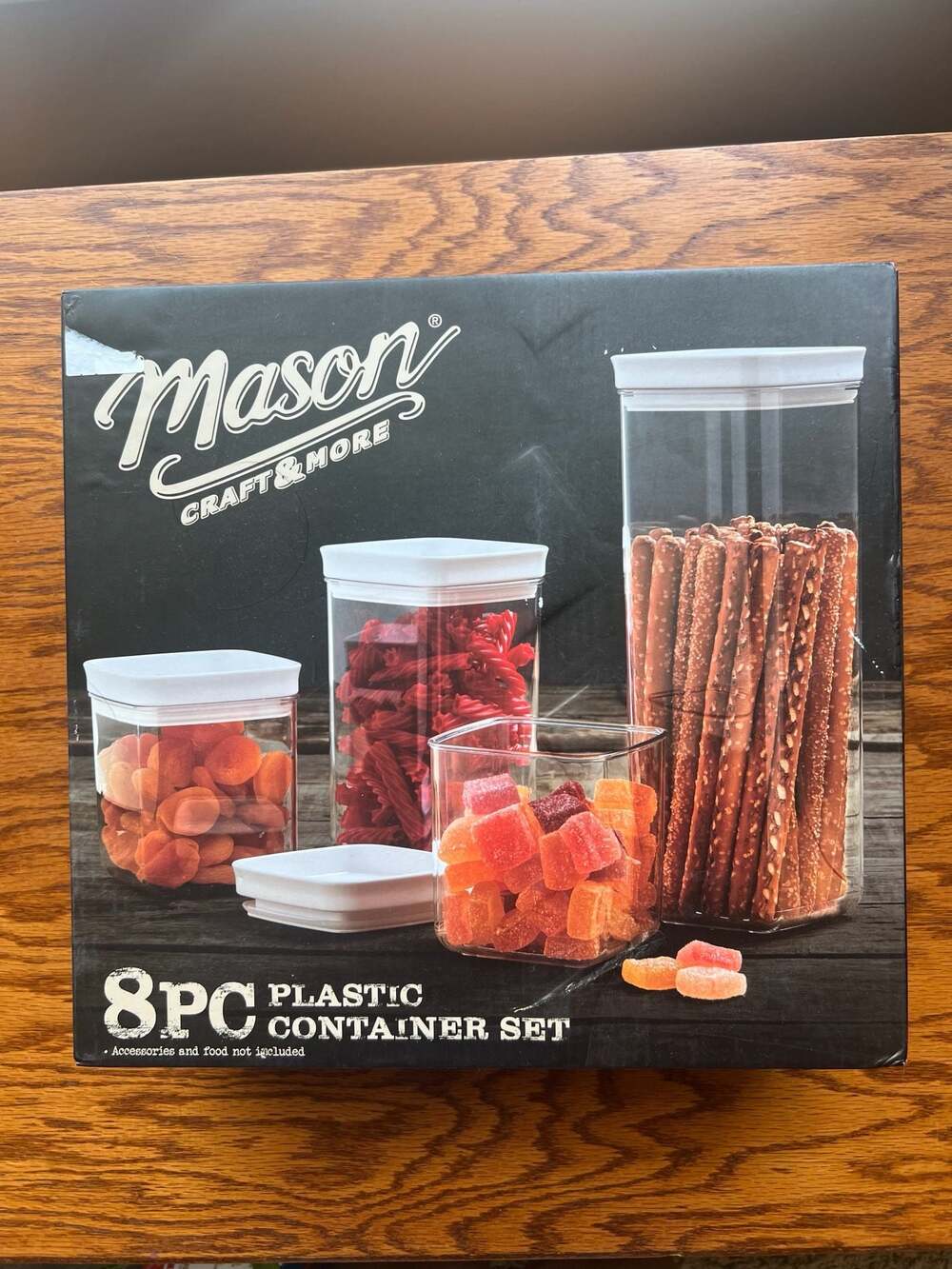 Mason Craft & More 8PC Plastic Container Set New in Box